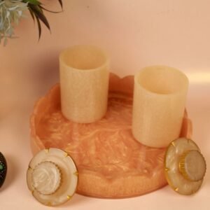 Resin Storage Jars with Tray