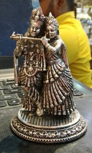 Brass Radha Krishna 3 Inch