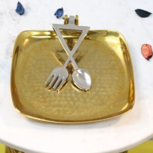 Aluminium Hammered Plate Napkin Holder