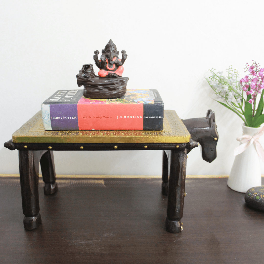 Brass Horse Bench - Image 4