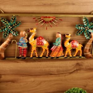 Iron Camel Caravan Wall Art