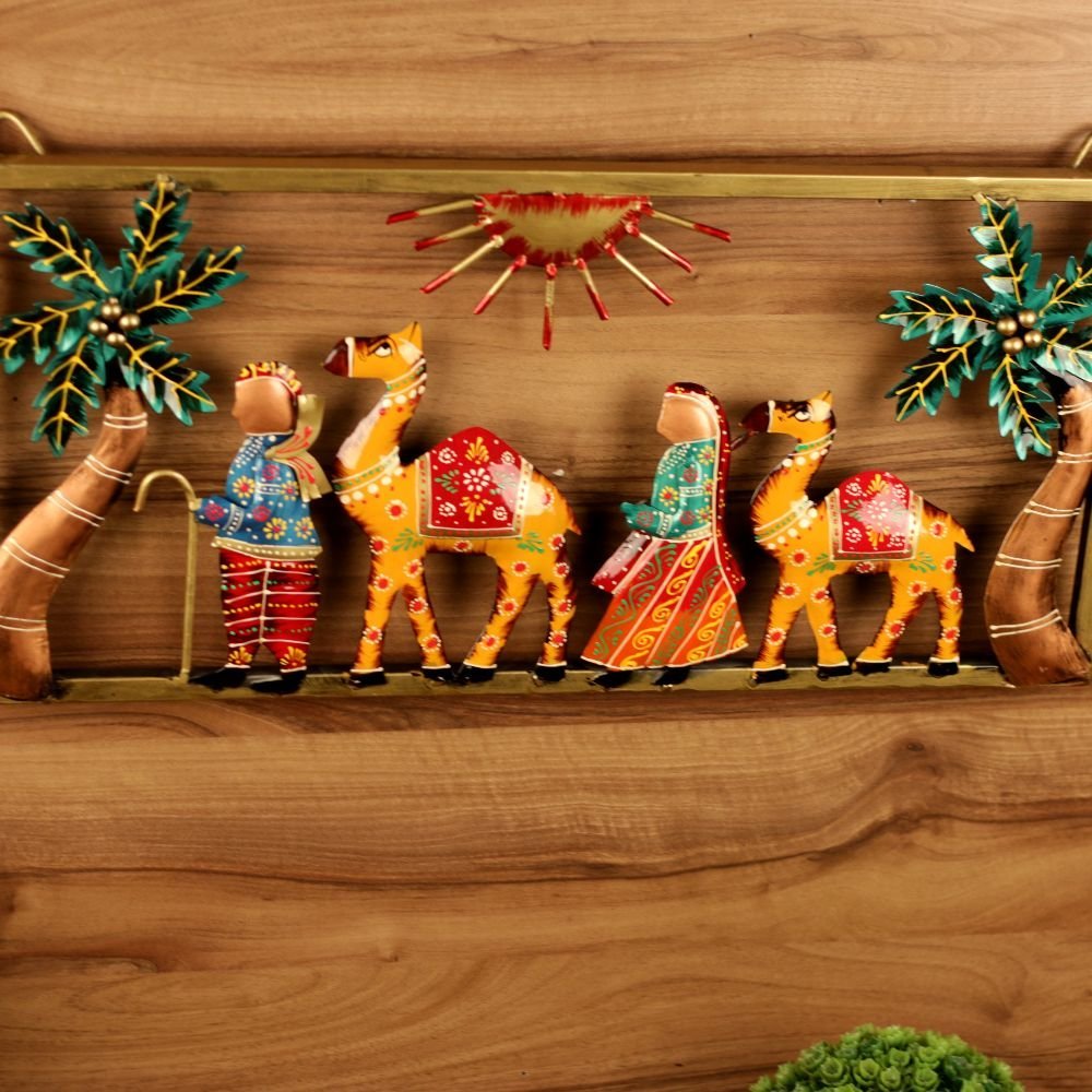 Iron Camel Caravan Wall Art - Image 2