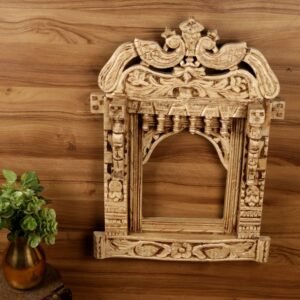 Intricate Wooden Jharoka Wall Art