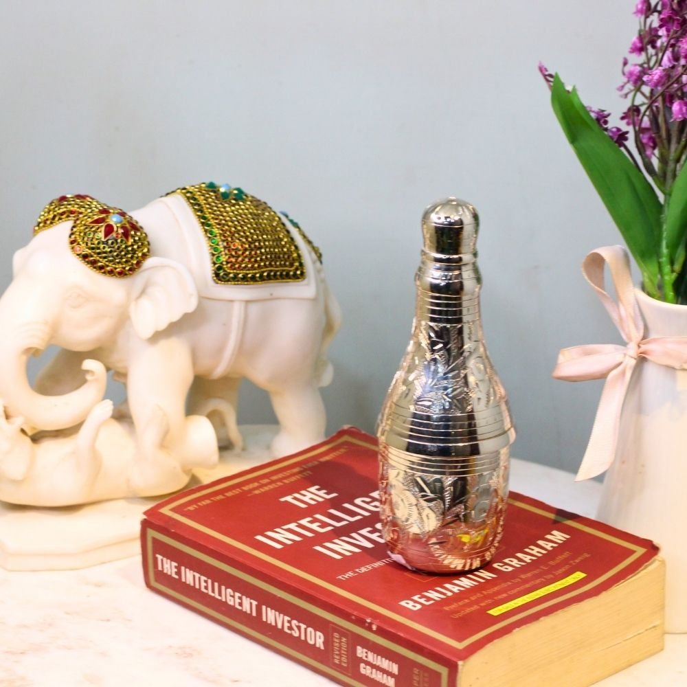 Brass Wine Bottle Small - Image 4