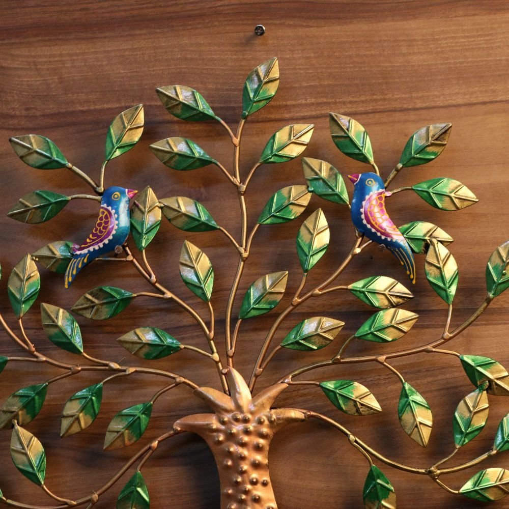 Metal Tree Wall Art with Birds - Image 3