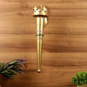 IRON WALL PAINTED MASHAL SMALL