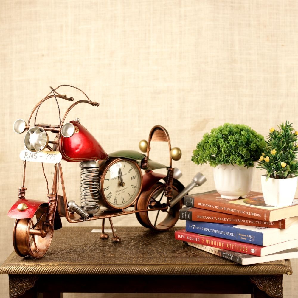Iron Motorcycle Clock - Image 3