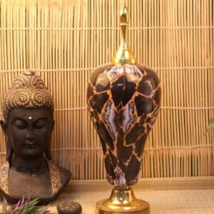 Silver-Plated Elephant Base Peacock Deepam (24 Inch, Pair) | Grand Festive Lighting