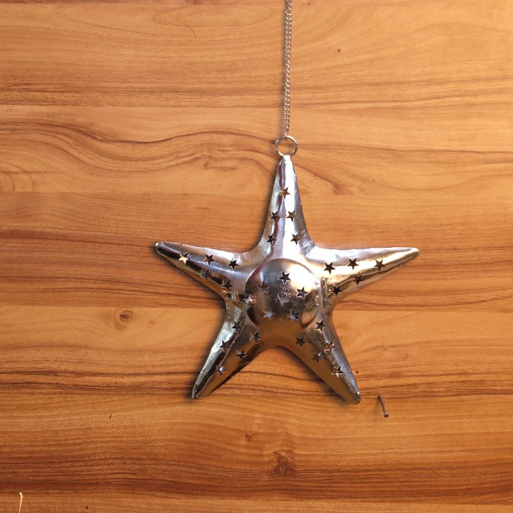 Iron Nickle Tea Light Star