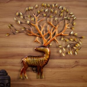 Iron Deer Wall Art