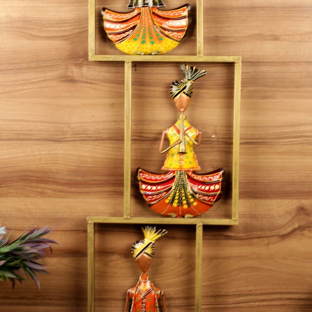Iron Musician Wall Art Set - Image 3