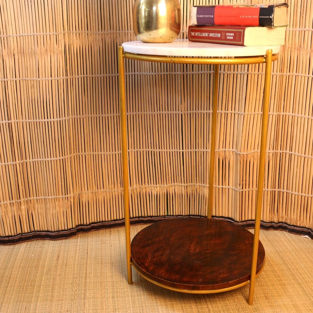 Marble Top Side Table - Image 3