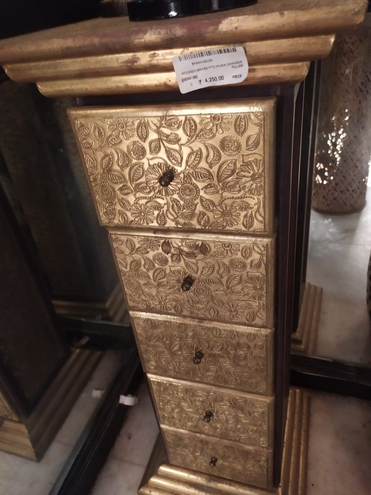 Brass Pillar 30''