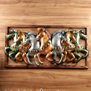Vibrant 7 Horse Wall Art