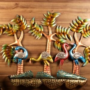 Iron Flamingo Wall Art