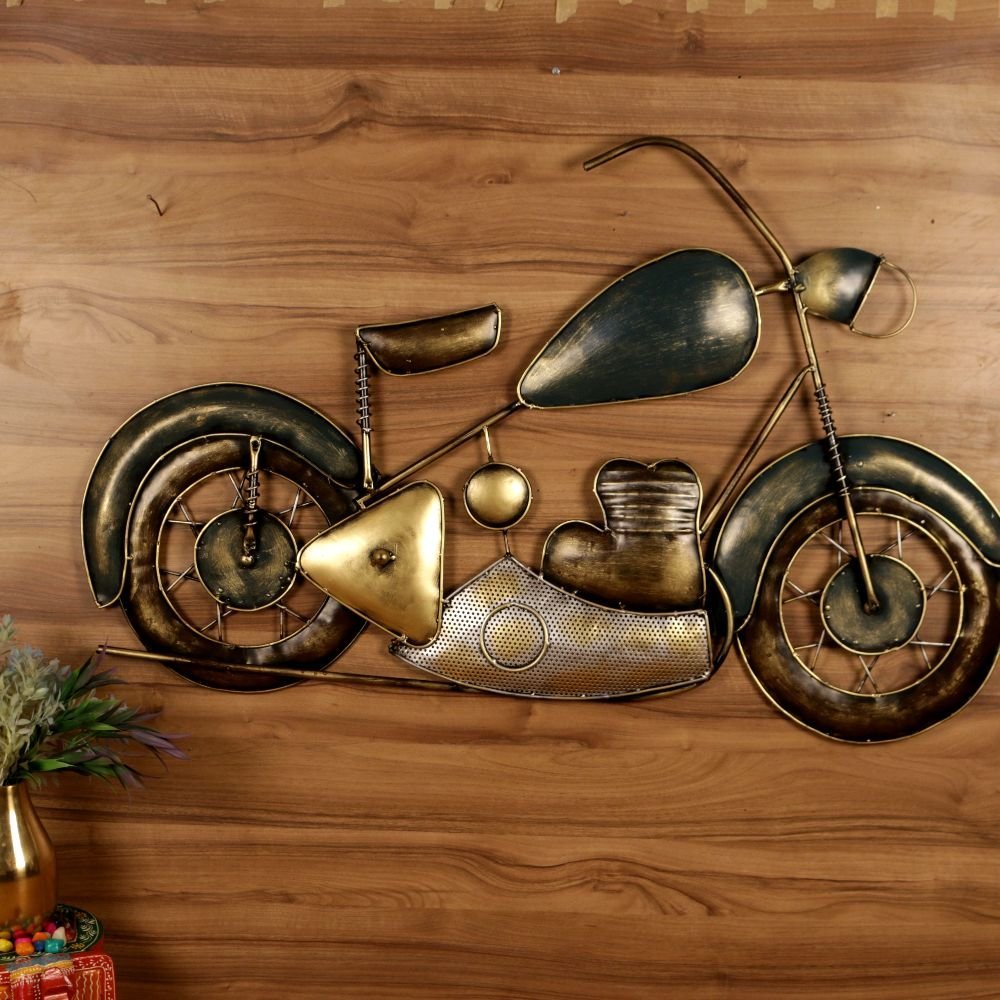 Iron Motorcycle Wall Art - Image 2
