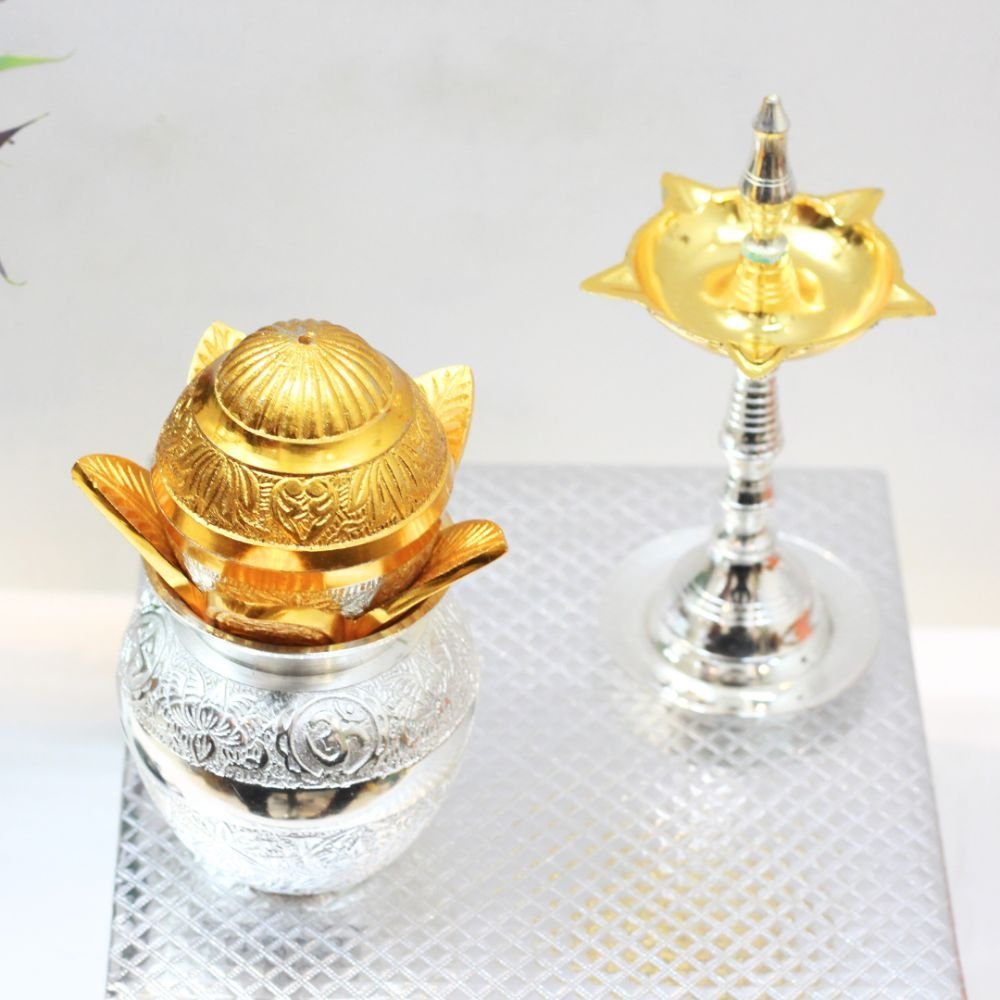 Brass Kalash/Samai With Box - Image 3