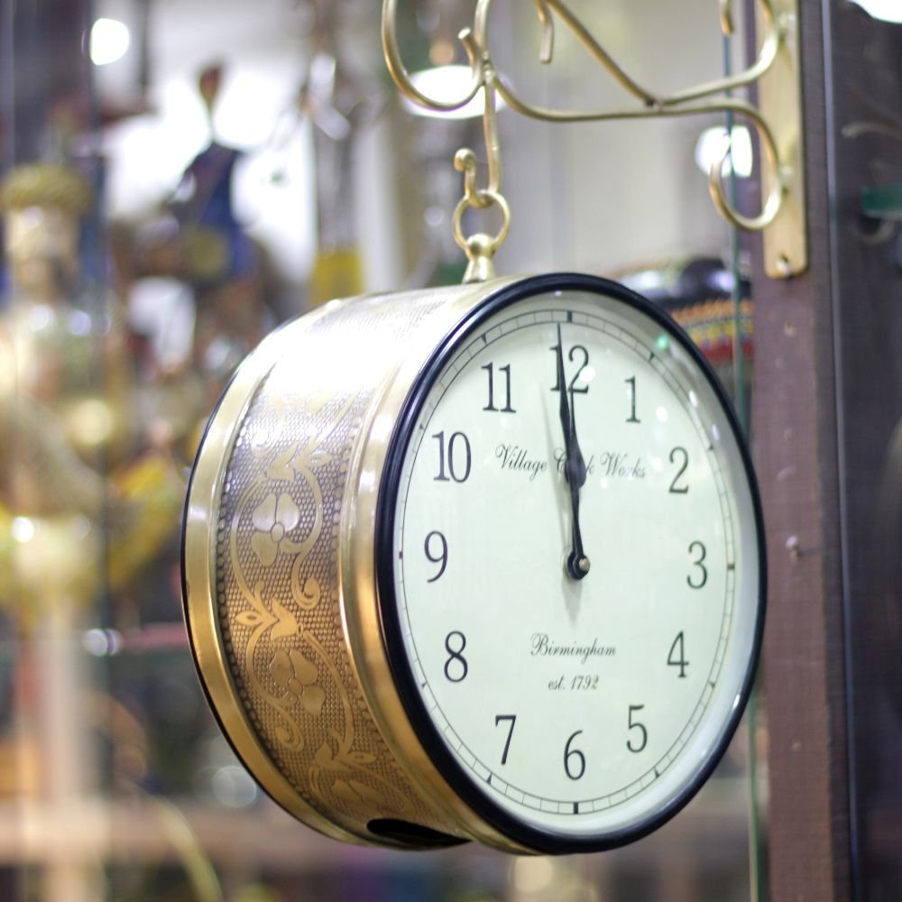 Metal Railway Station Wall Clock - Image 2