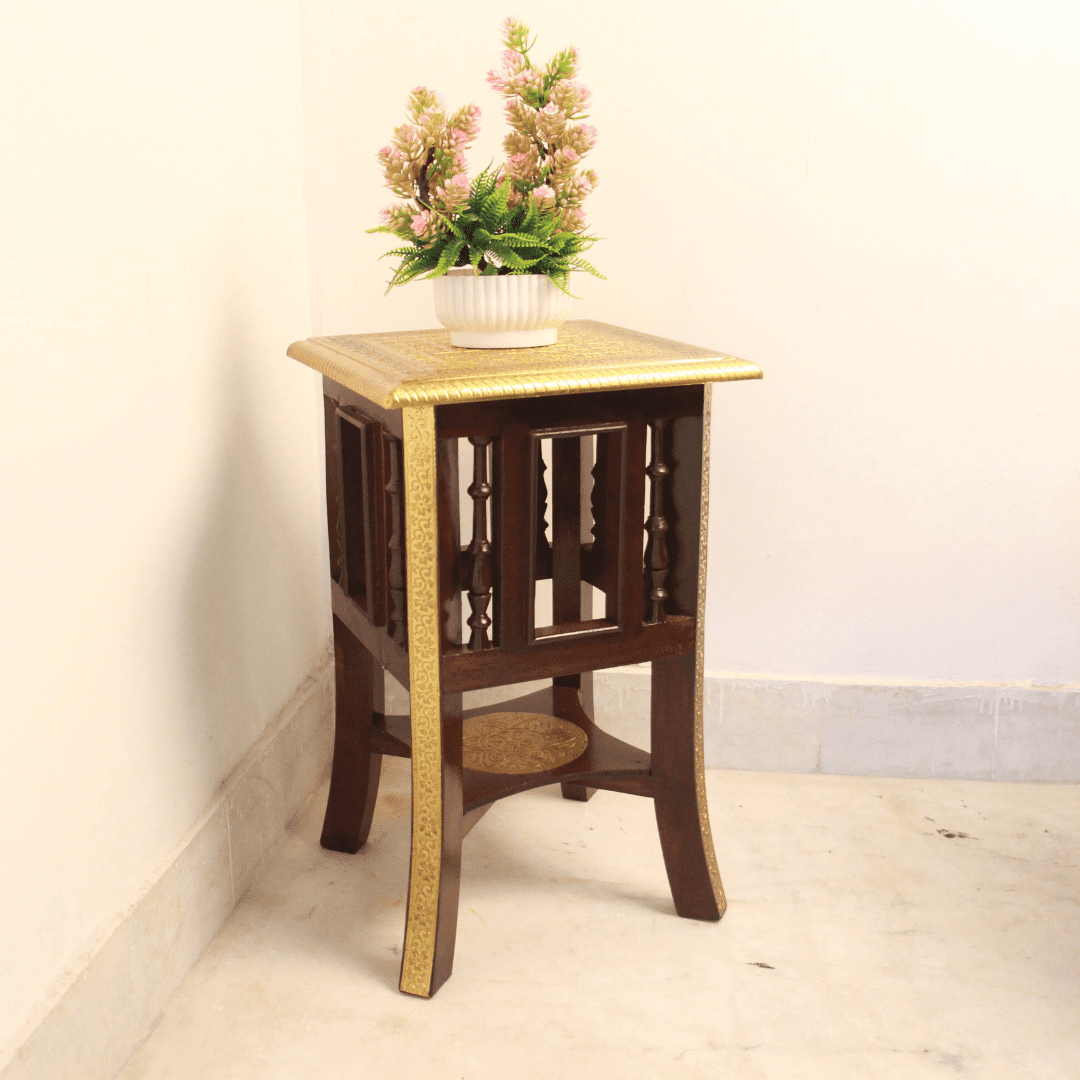 Brass Tive Stool - Image 4