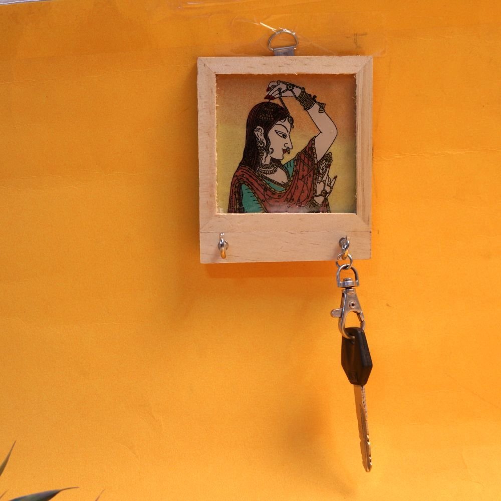 WOODEN GEMSTONE KEY HOLDDER - Image 3