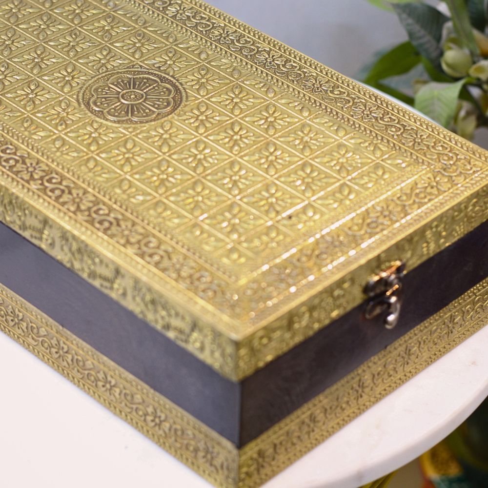 Brass Bangal Box 13x8x4 - Image 4