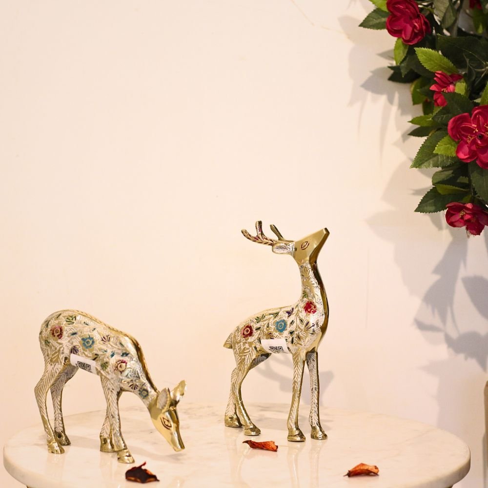 Brass Deer Set of 2 - Image 3