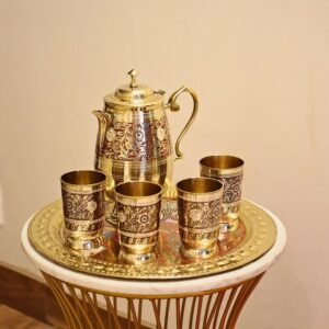 Brass Jug Set With Box