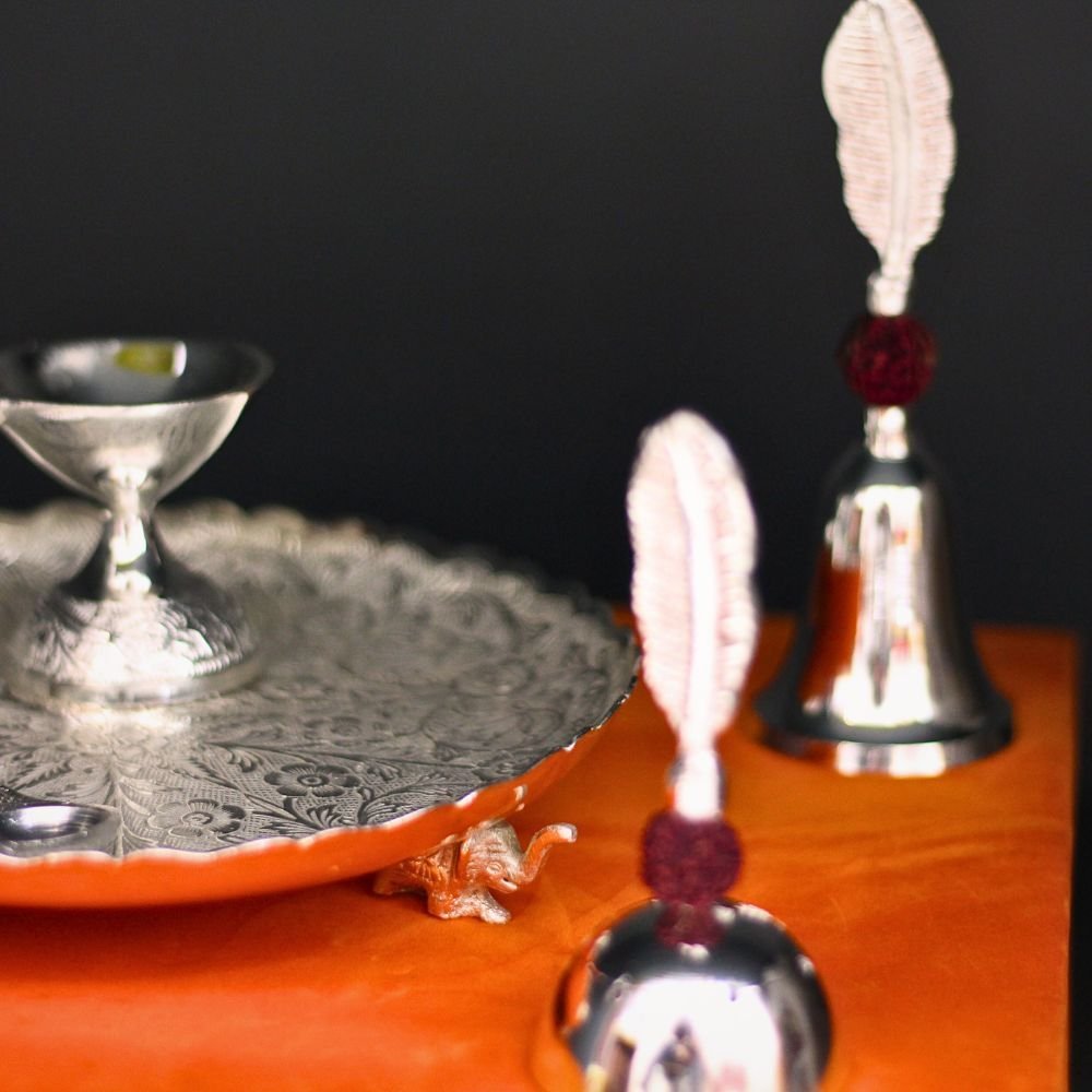 Brass Pooja Thali Set - Image 3