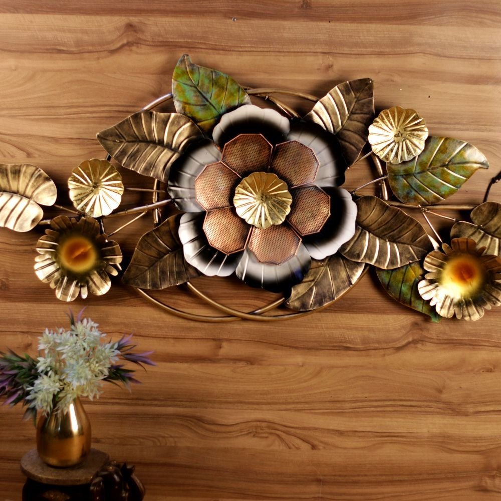 Iron Floral Wall Art - Image 3