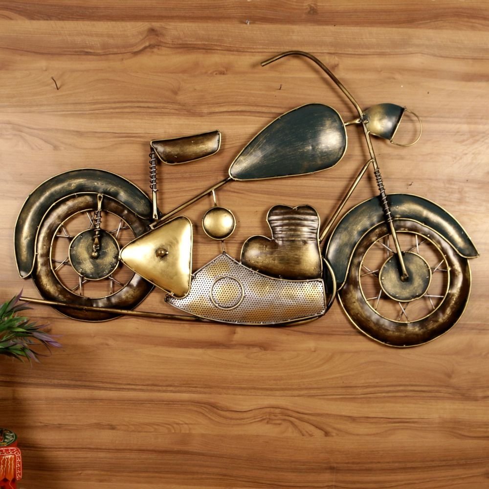 Iron Motorcycle Wall Art