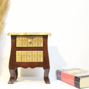 BRASS 2 RACK SMALL ALMIRAH