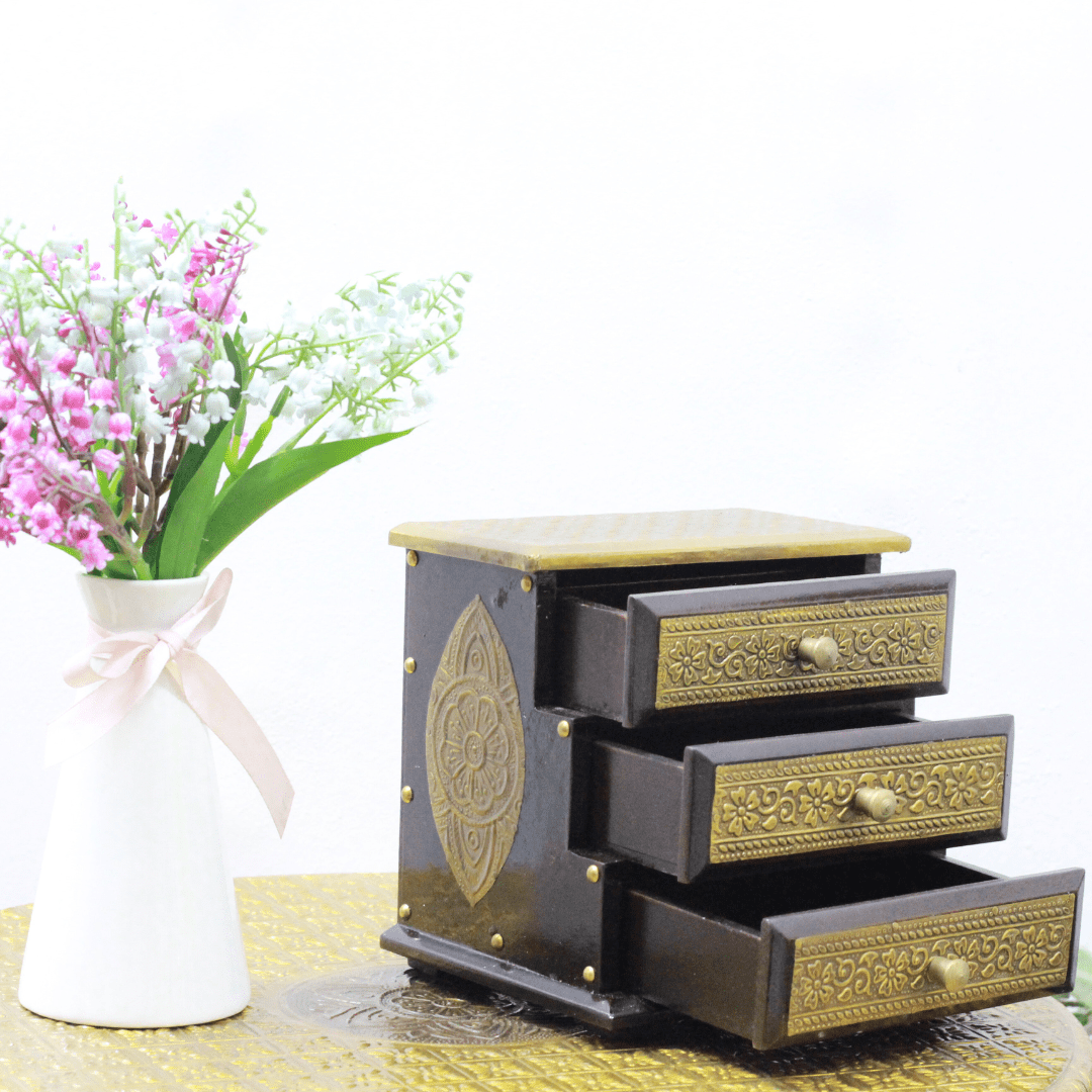 BRASS STEP 3 DRAWER - Image 2