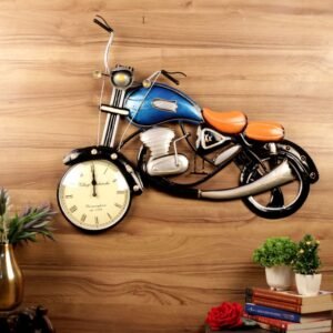 Vintage Motorcycle Wall Clock