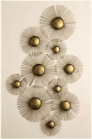 Metal Sunburst Wall Art