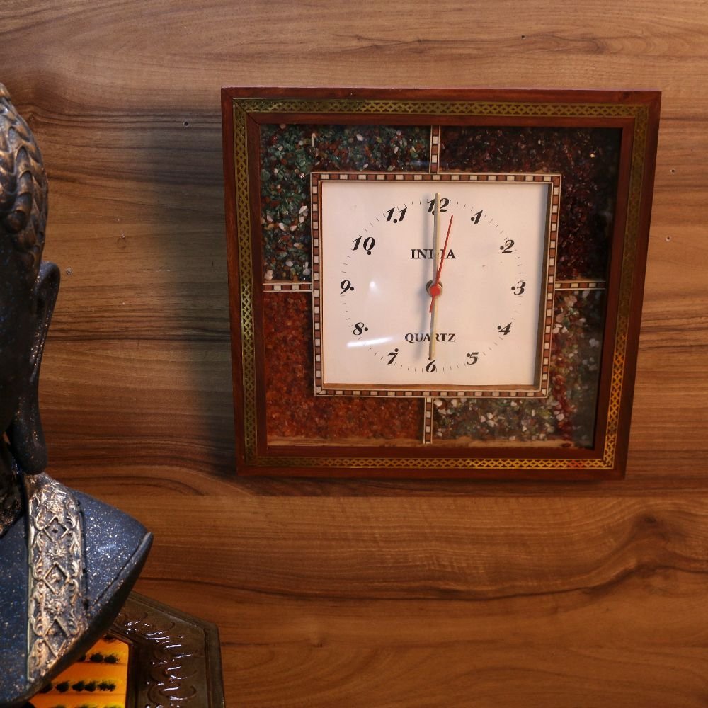 STONE WALL CLOCK 12 INCH - Image 3