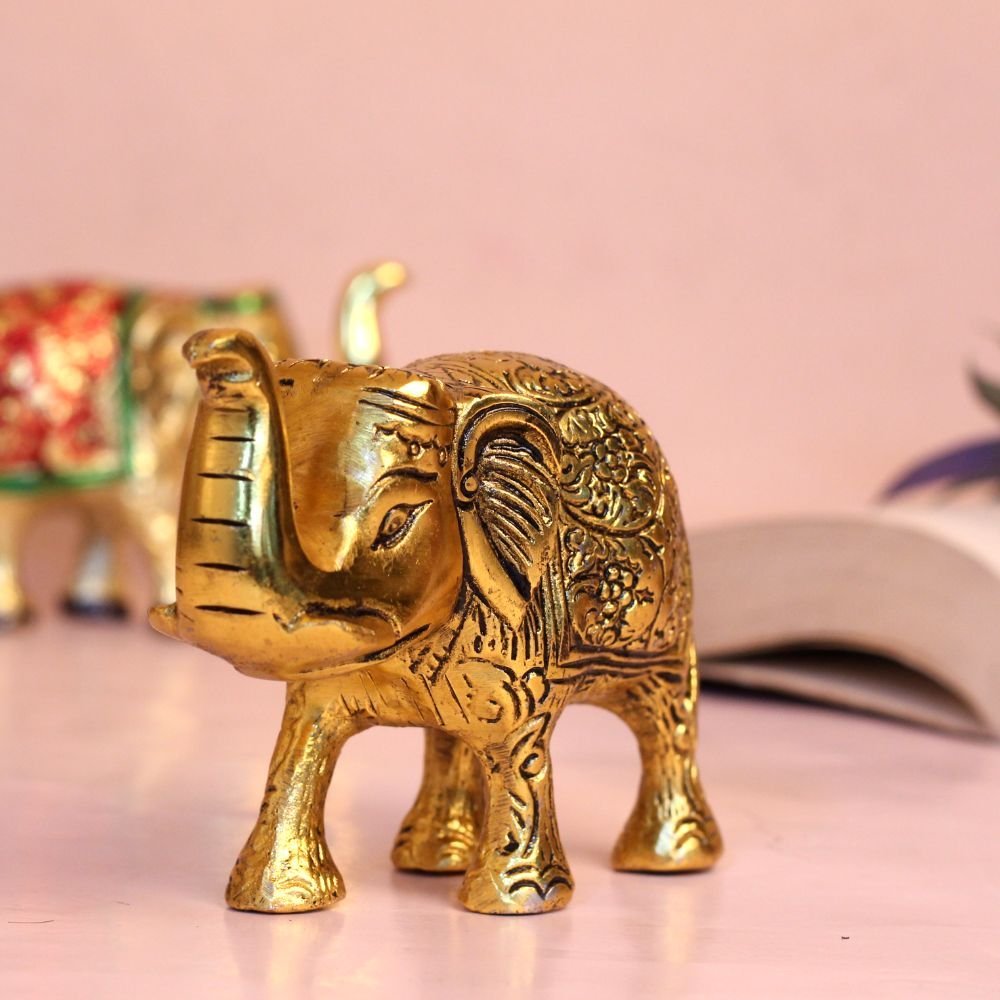 Metal SMALL Elephant - Image 2