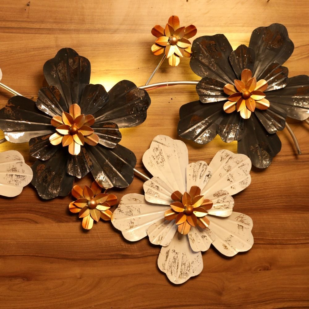 Metal Floral Wall Art - Image 2