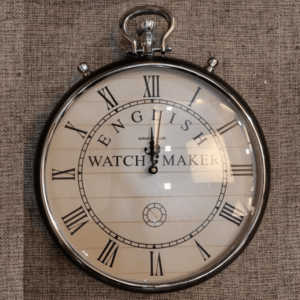 Vintage Pocket Watch Wall Clock