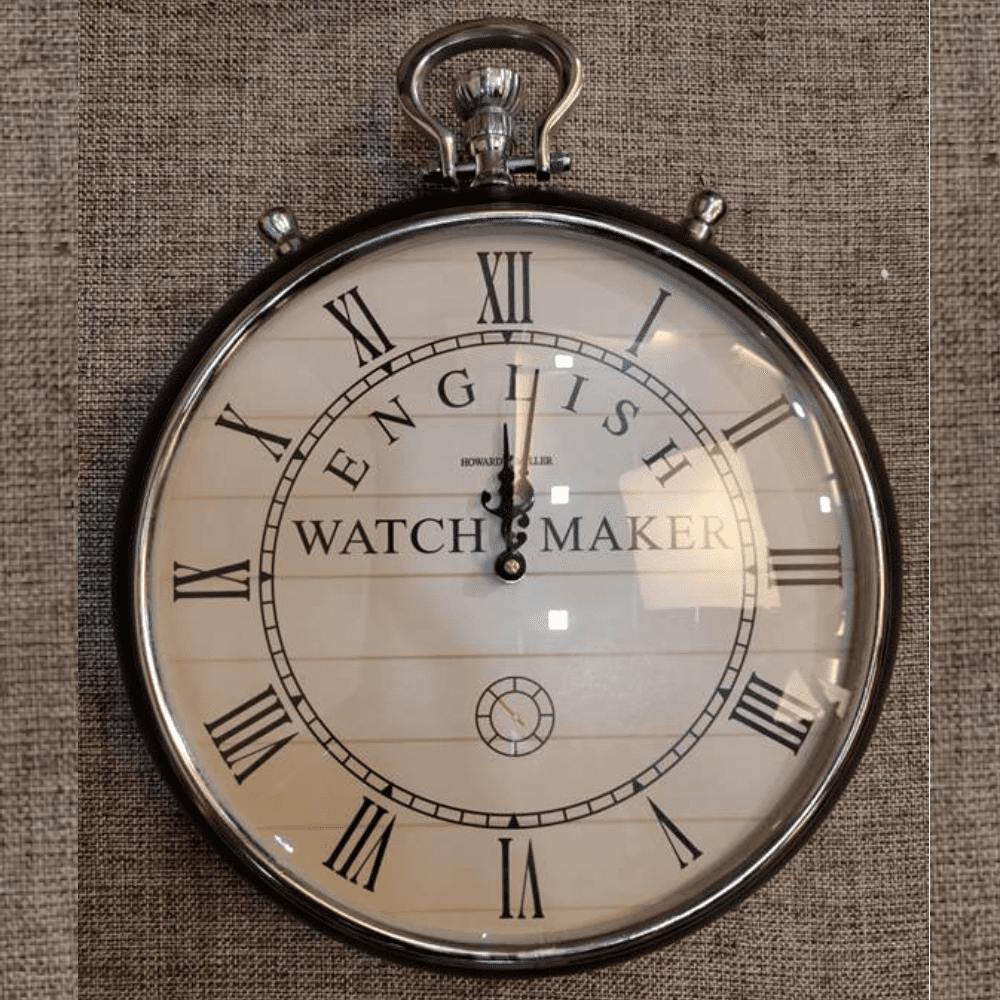 Vintage Pocket Watch Wall Clock