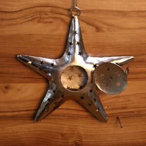 Iron Nickle Tea Light Star