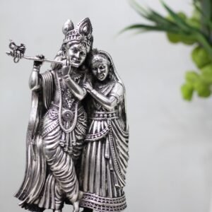 Brass Radha Krishna 8 Inch