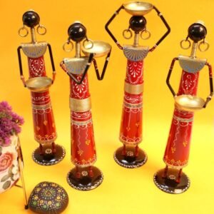 Colorful Tribal Women Figurines