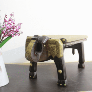Brass Elephant Bench