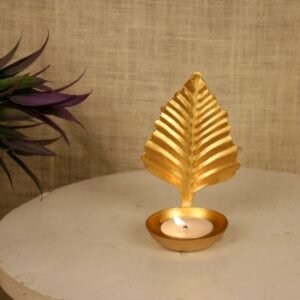 Premium Decorative Candle Holder – Elegant and Durable || Golden Candle Holder || Festival and Home Decor