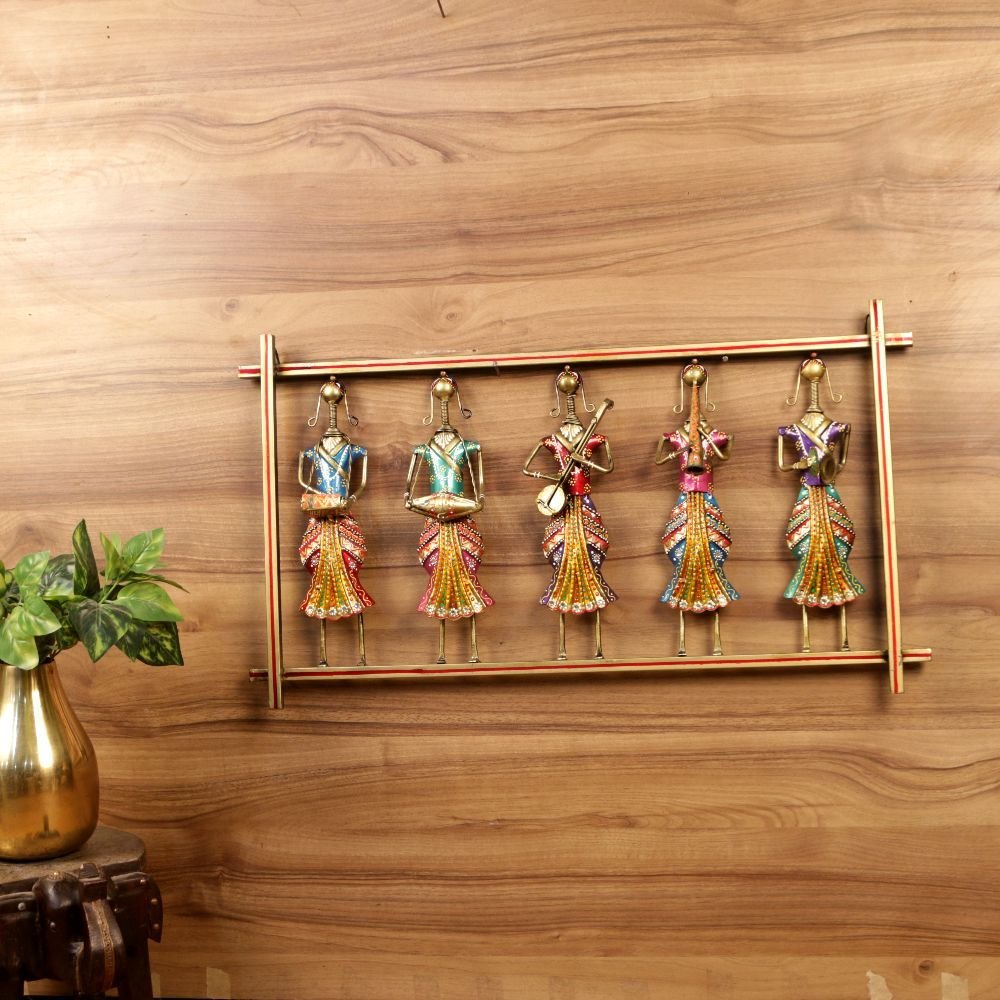 Metal Wall Art with Musicians - Image 2
