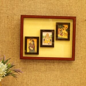 Handcrafted Wooden Frame with Pithora Painting