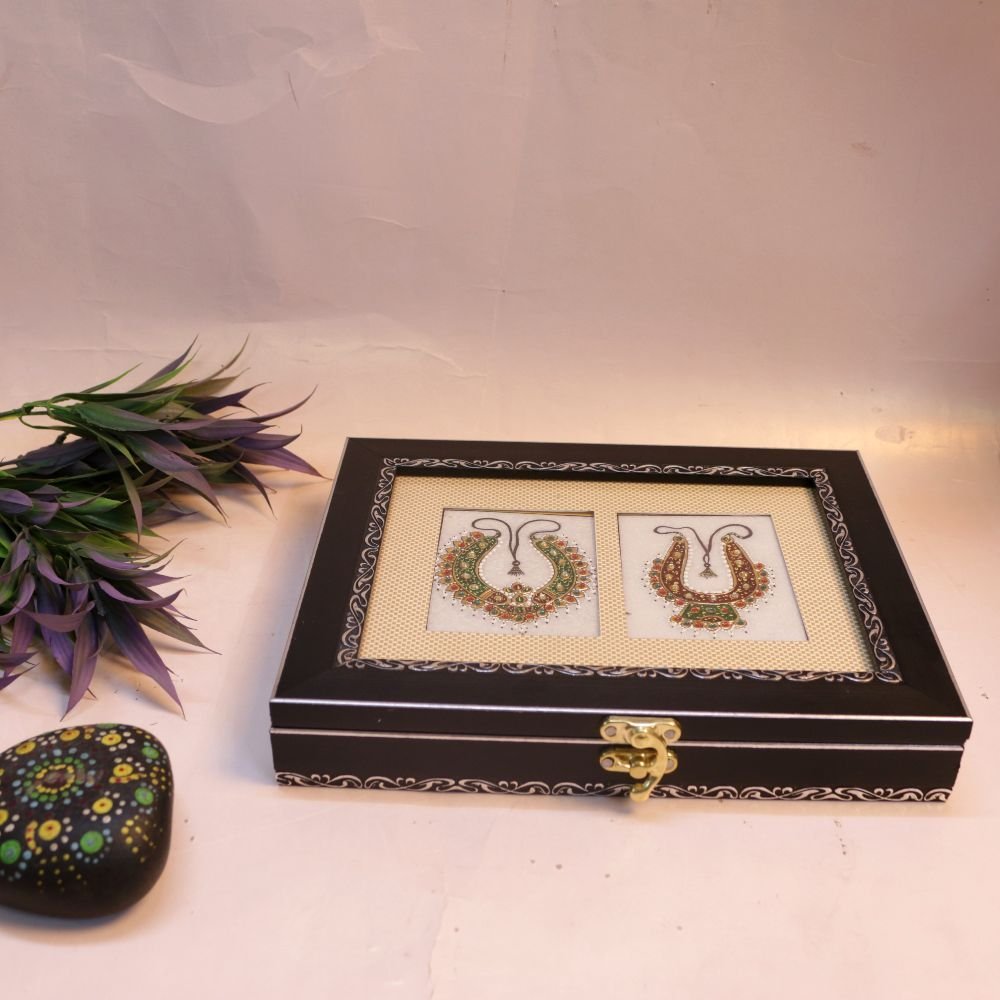 WOODEN MARBLE TILE BOX 10X8 - Image 2