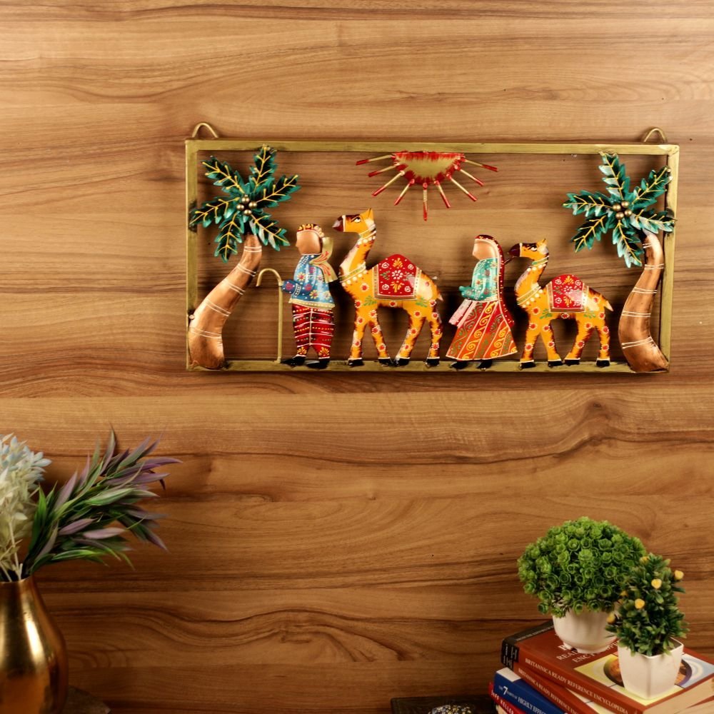 Iron Camel Caravan Wall Art - Image 3