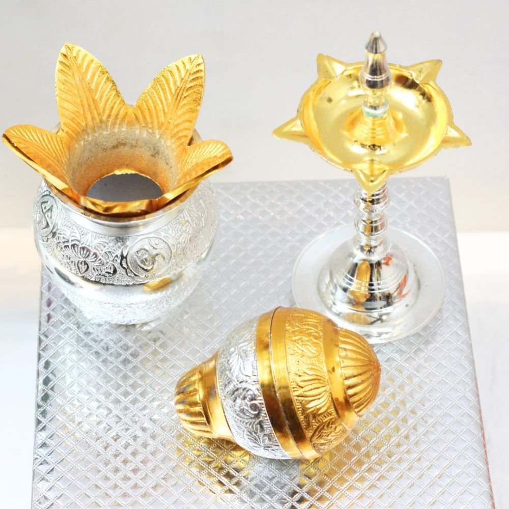 Brass Kalash/Samai With Box - Image 4