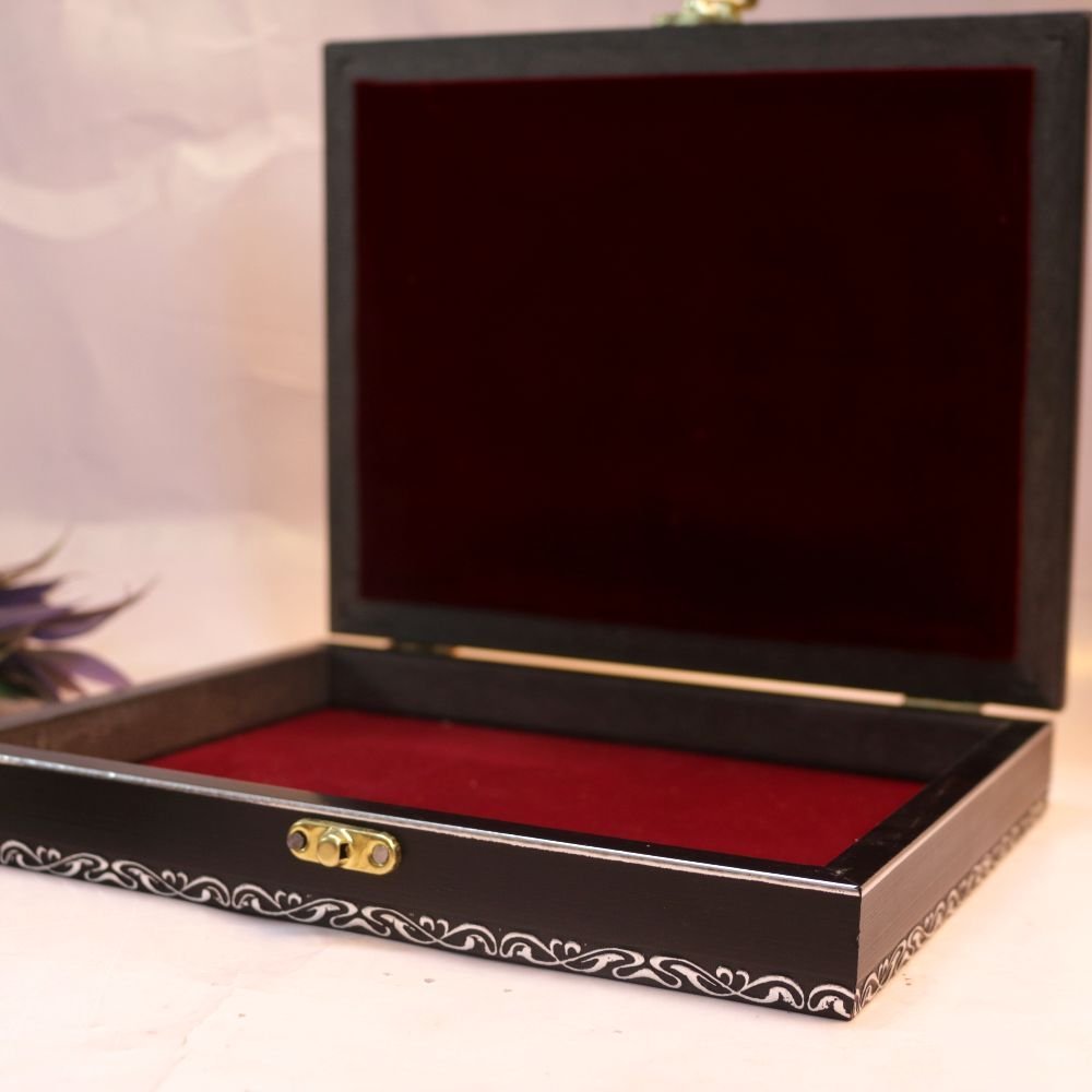WOODEN MARBLE TILE BOX 10X8 - Image 3